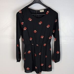 Everly Fox Print Romper